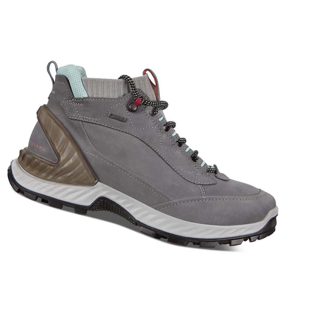 Women\'s Ecco Exohike High Hiking & Trail Grey | Canada 144NWY